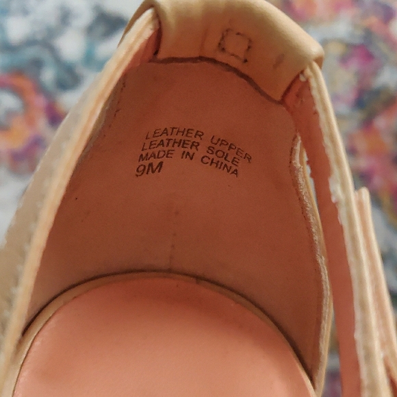 Joan David Circa Leather Wedge Heeled Sandals 9 - Picture 7 of 7